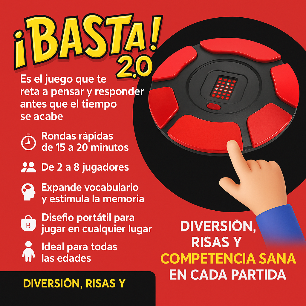 Juego De Mesa ¡Basta! Electrónico 2,0