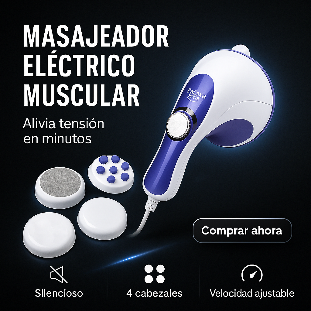 Masajeador Reductor Relajante Celulitis