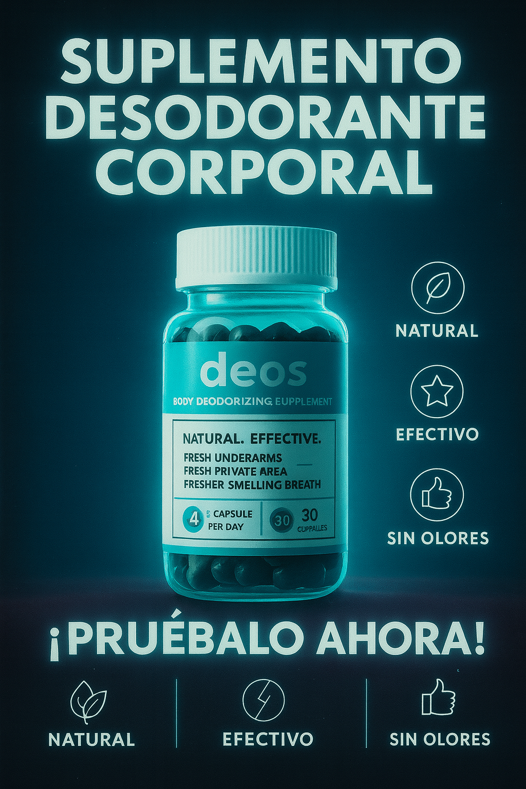 Suplemento Desodorante Corporal DEOS