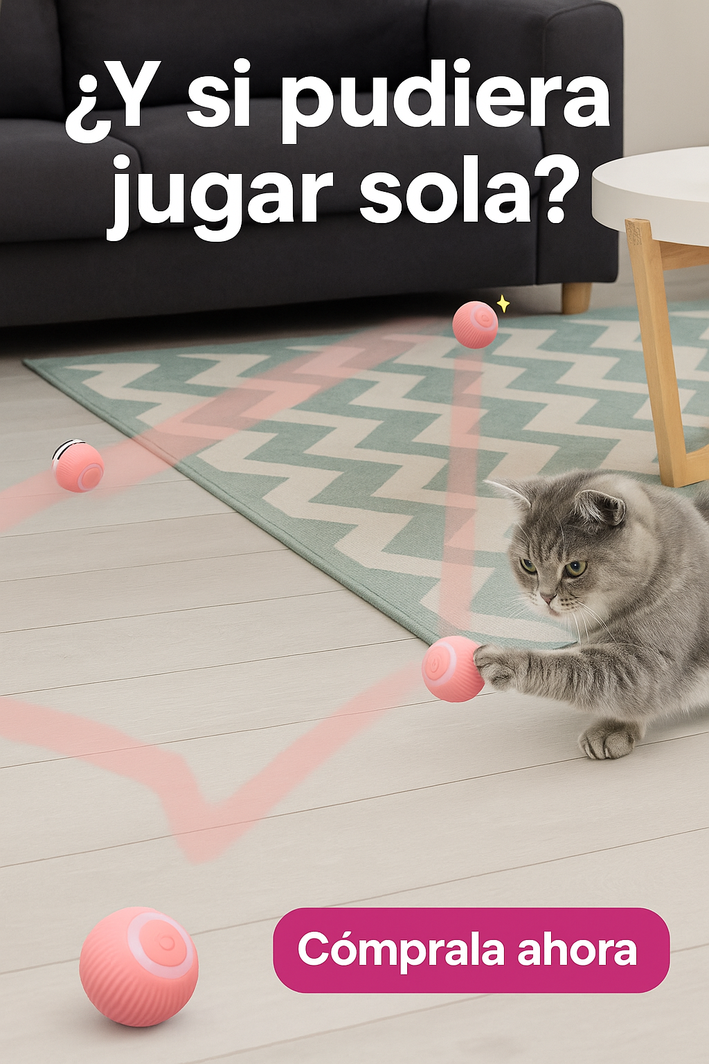 Pelota inteligente para mascotas X2