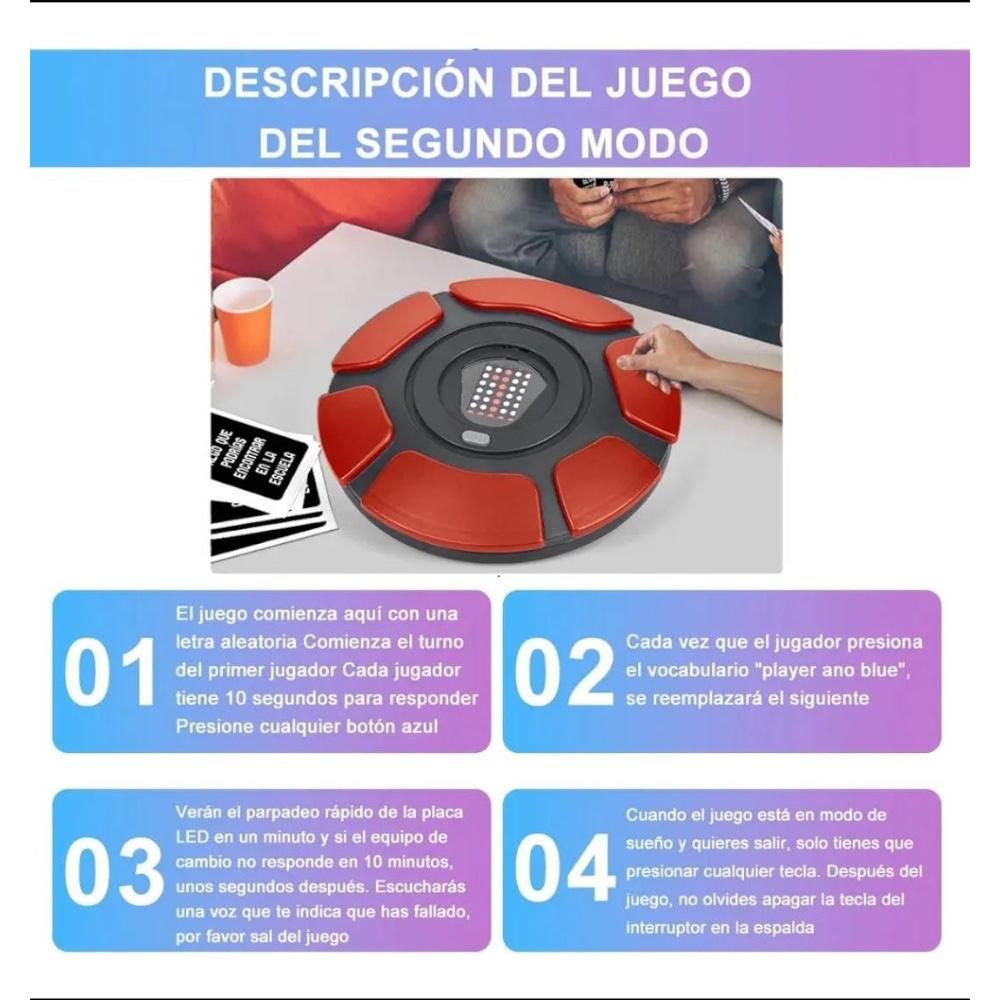 Juego de mesa ¡Basta! Versión electrónica